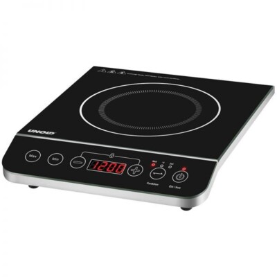 Unold Einzel Induktionskochplatte Induktion Kochfeld Kochplatte Timer LED 2000W