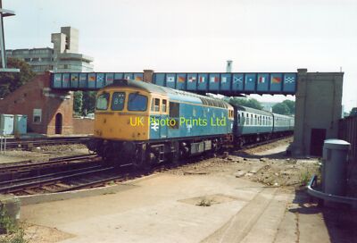 Eisenbahn Foto 6x4 Baureihe 33 33040 Ankunft am unbekannten Bahnhof um 1986