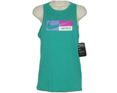 Nike Womens XS Green Tank Top Dri Fit 