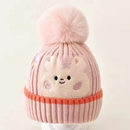 Soft Children Beanies Cute Dinosaur Woolen Knitted Hats Boy Girl - Picture 14 of 15