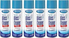 6 Pack Sprayway Glass Cleaner 23 oz Cans FAST Shipping CLEAN SHINE, FRESH SCENT
