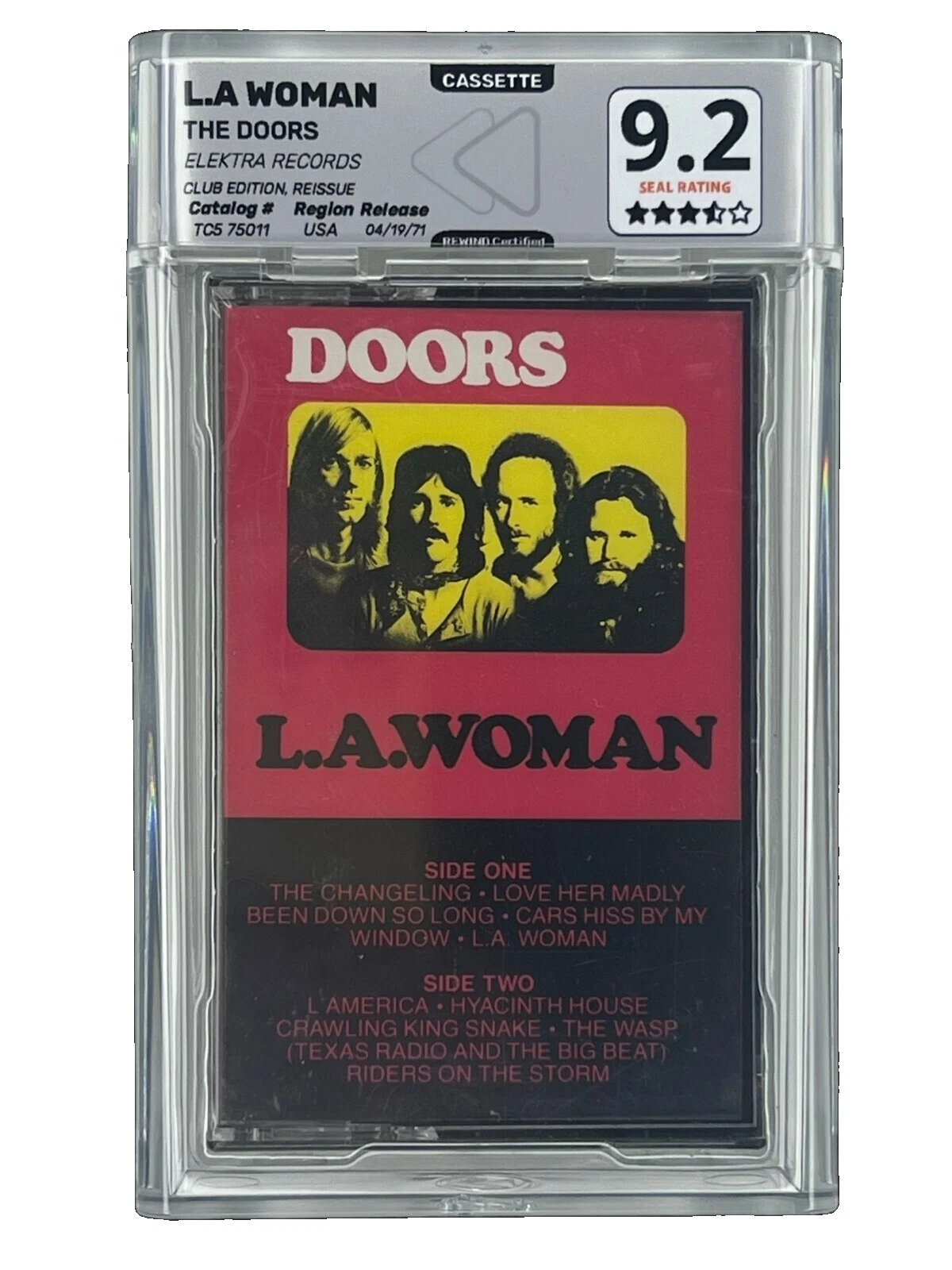 Las puertas casetes de Música Rock