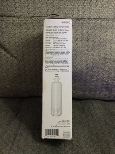 New Kenmore Clear Premium Refrigerator Filter 46 9690 - Picture 3 of 3