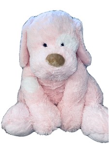 pink dog stuffed animal