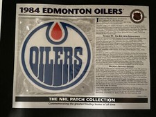 The NHL Patch Collection 1984 Edmonton Oilers