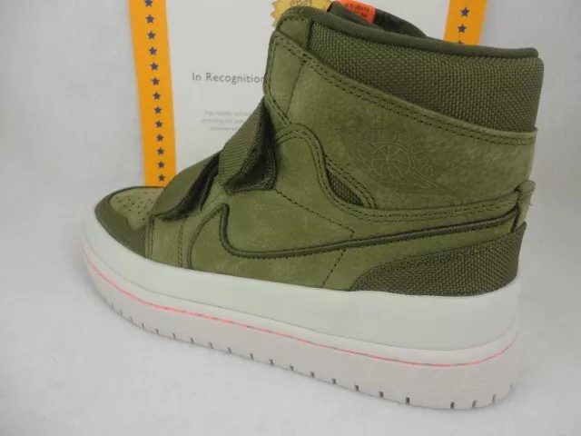 Nike Air Jordan 1 Re Hi Strap, Olive Canvas Cone, AQ7924 305, 9 | eBay