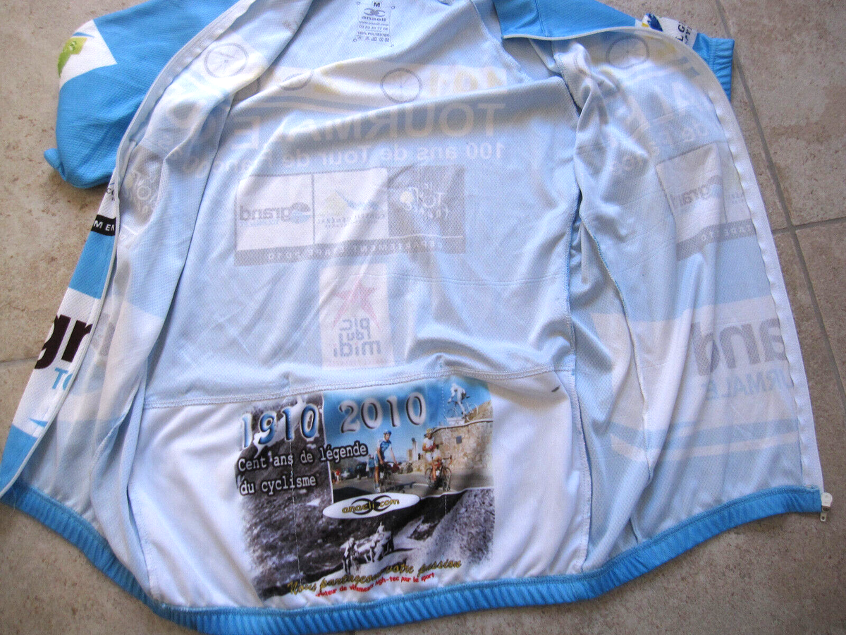 Maillot Cycliste Anaeli Grand Tourmalet 2010 - Vintage Tour De France - Taille M