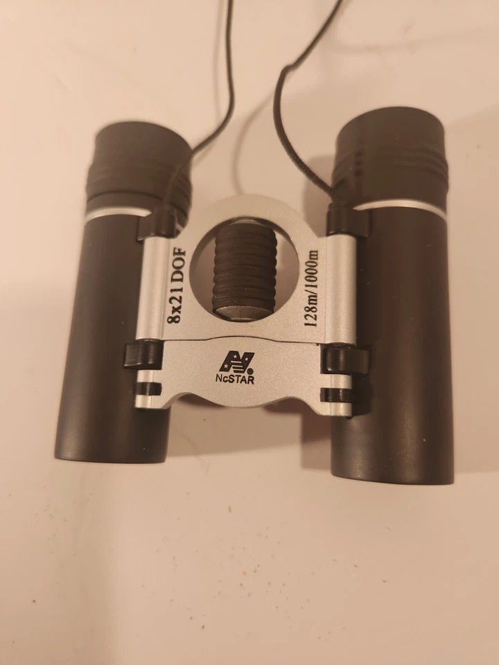 N Nc Star Compact Binoculars With Case 128m X 1000 8x21 DOF 2 Amber Coated Len - Image 4 of 4