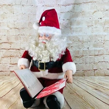 Vtg HOLIDAY CLASSICS BY DYNASTY STORY TELLING SANTA 1992 WORKS GREAT!
