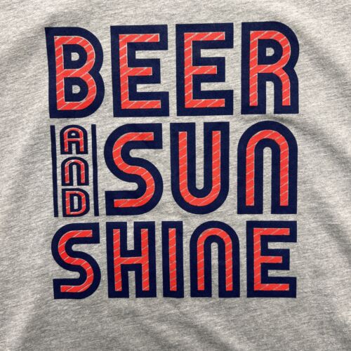 Beer and Sunshine Next Level Men's XL Grey Tank Top - Picture 2 of 10