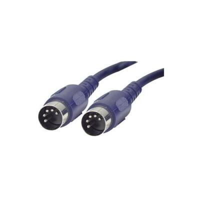 Lindy 31532 Cavo 8 Poli Mini DIN, Maschio/Maschio, 2 m