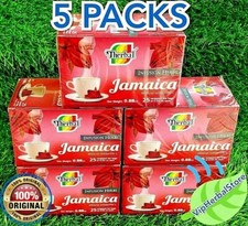 HIBISCUS TEA   Te de Jamaica 50 bags 0.03 oz. each box Antioxidant 5 Packs