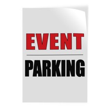 Door Decals Vertical Vinyl Stickers Multiple Sizes Event Parking Vinyl Lifestyle