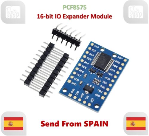 PCF8575 16-bit IO Expander Module I2C To 16IO Ports Expansion Board - Afbeelding 1 van 8