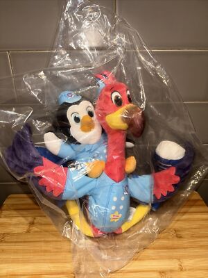 Disney Junior TOTS T.O.T.S. Talk and Flap Pip & Freddy 20'' Plush Toy Sound Moves