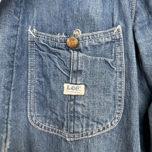 Giacca Lee anni 60 Union Made coperta foderata denim jeans sanforizzata Chore taglia 44 reg. - Foto 5 di 18