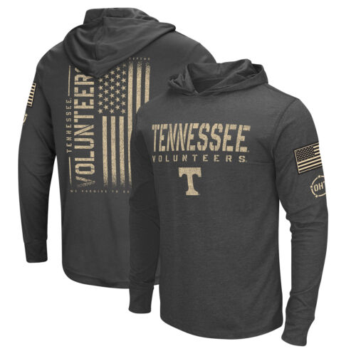 Men's Colosseum Heather Black Tennessee Volunteers Team OHT Military - Picture 1 of 4