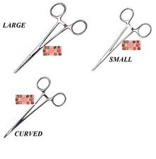 Pet Dog Grooming Stainless Steel Locking HEMOSTAT Forcep Ear Hair Remover Puller