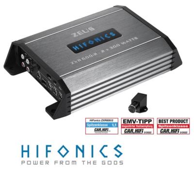 HIFONICS ZXR600/2 Class D Digital 2 Channel Amplifier 600 Watts