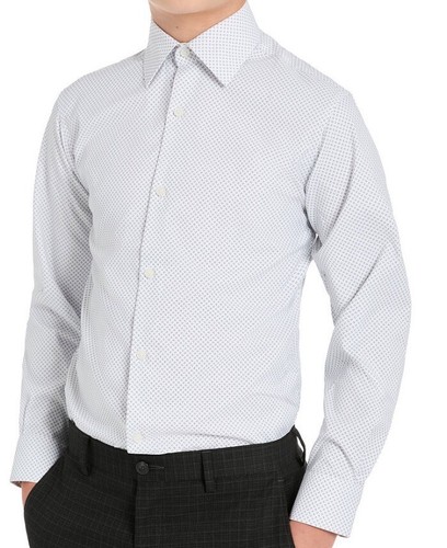Michael Kors Big Boys Classic Fit Button Up Dress Shirt - Picture 3 of 6
