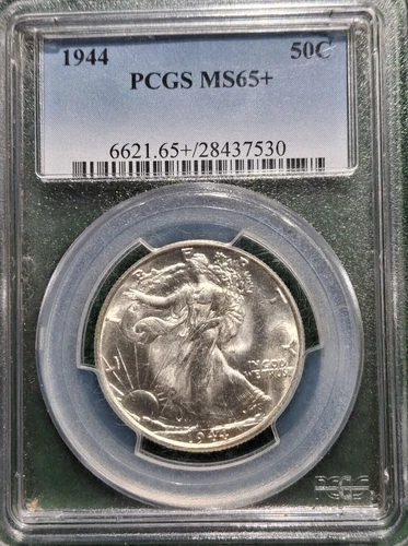 1944 Walking Liberty Half Dollar - PCGS MS65+