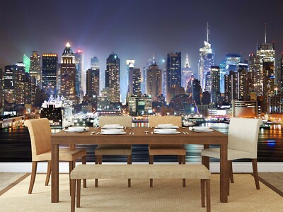 3D Night Scene 2737NA Wallpaper Wall Mural Removable Self-adhesive Fay