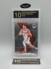 2019 Panini Mosaic Phoenix Suns DEVIN BOOKER #128 graded mint card LRG 10
