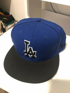 blue lakers hat