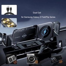 Wireless Charger for Samsung Galaxy Z Fold 6/5/4 Wireless Car Charger Dual Coil