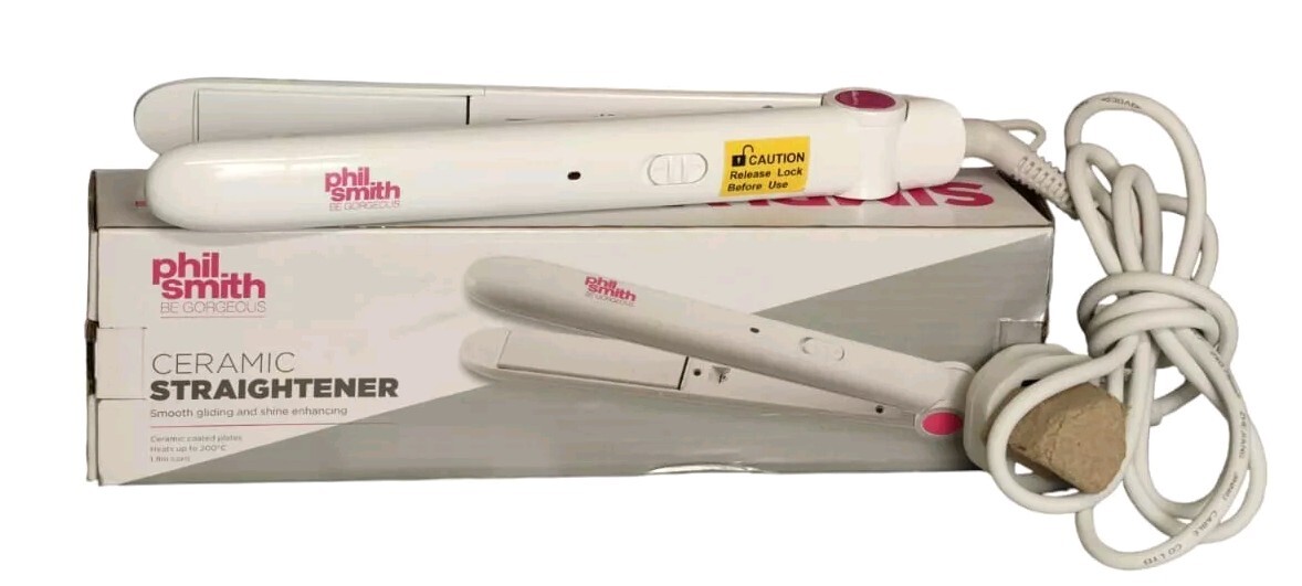 Hair Straightener Phil Smith Heated Rollers Ceramic Straightener