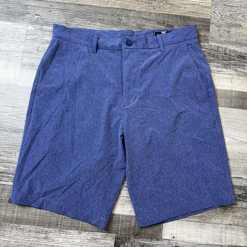 Vineyard Vines Performance Breaker Shorts Mens Size 33 Blue Golf Active Wear
