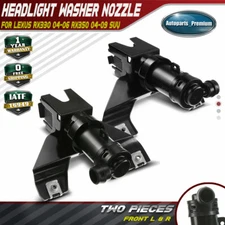 2x Headlight Washer Nozzles for Lexus RX330 04-06 RX350 07-09 Front Left & Right