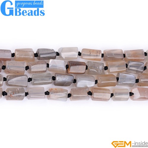Natural Assorted Gemstone Faceted Tube Column Beads for Jewelry Making 8x12mm - Picture 165 of 192