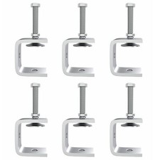 1.2 Inch Stainless Steel Heavy-Duty Clamp Stainless Steel C-Shaped Clamp with...