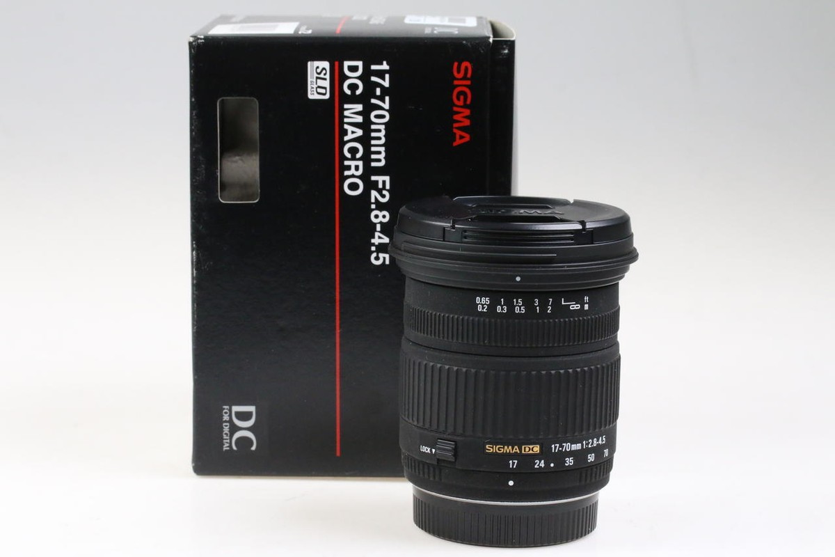美品 SIGMA DC 17-70mm 1:2.8-4.5 Canonキャノン用 Sigma 17-70mm f/2.8-4.5 DC Macro Lens for Canon Digital 669101