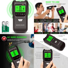 Electronic Metal Wall Stud Finder Scanner AC Wire Detector Smart Sensor 5 in 1