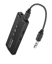 Bluetooth 5.0 Transmitter 3-in-1, Portable Wireless Bluetooth Transceiver Black