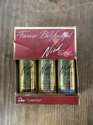 Nick Chavez Beverly Hills Diva Collection Set Of 3, Ultimate Shine-Hard Hold-Vol