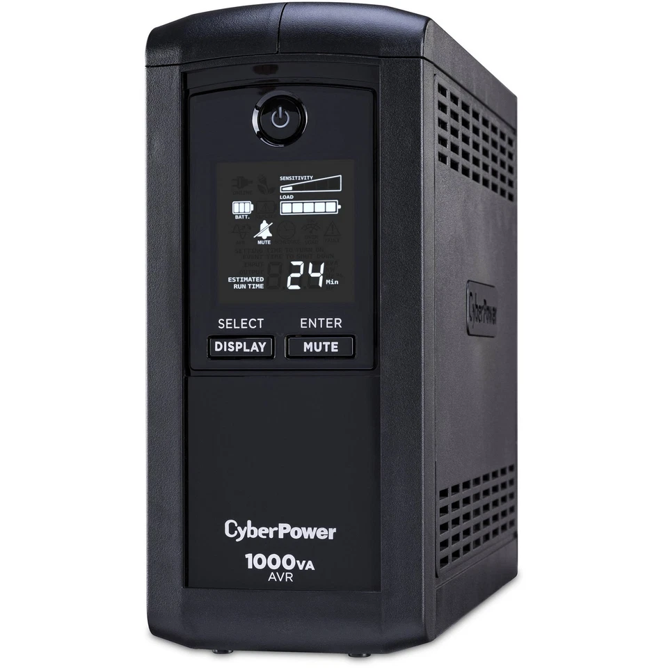 CyberPower CP1000AVRLCD-R 1000VA/600W UPS - New Battery Certified Refurbished - Image 3 of 4