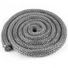 Wood Stove Gasket 1" x 98" Heat Resistant Fiberglass Seal for Stoves