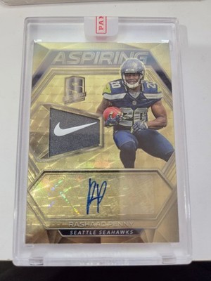 Rashaad Penny Spectra 1 of 1 Spectra Nike Swoosh Autograph