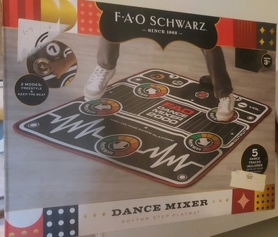FAO Schwarz DANCE MIXER Electronic Dance Mat Rhythm Step Dance BRAND NEW
