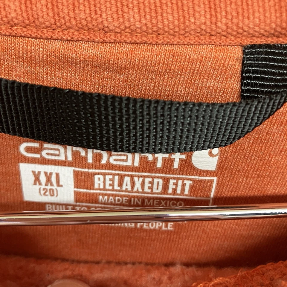 Sudadera con Capucha Carhartt Para Mujer 2XL Calce Relajado Calabaza Naranja Suave Mezcla de Algodón Usada en Excelente Condición Foto 4 de 4