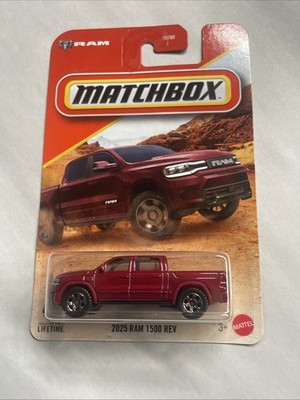 New 2026 Matchbox Red 2025 Ram 1500 REV