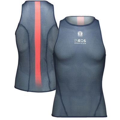Ineos Grenadiers Cycling Baselayer Herren Pinarello Bioracer Blau Weste - Neu
