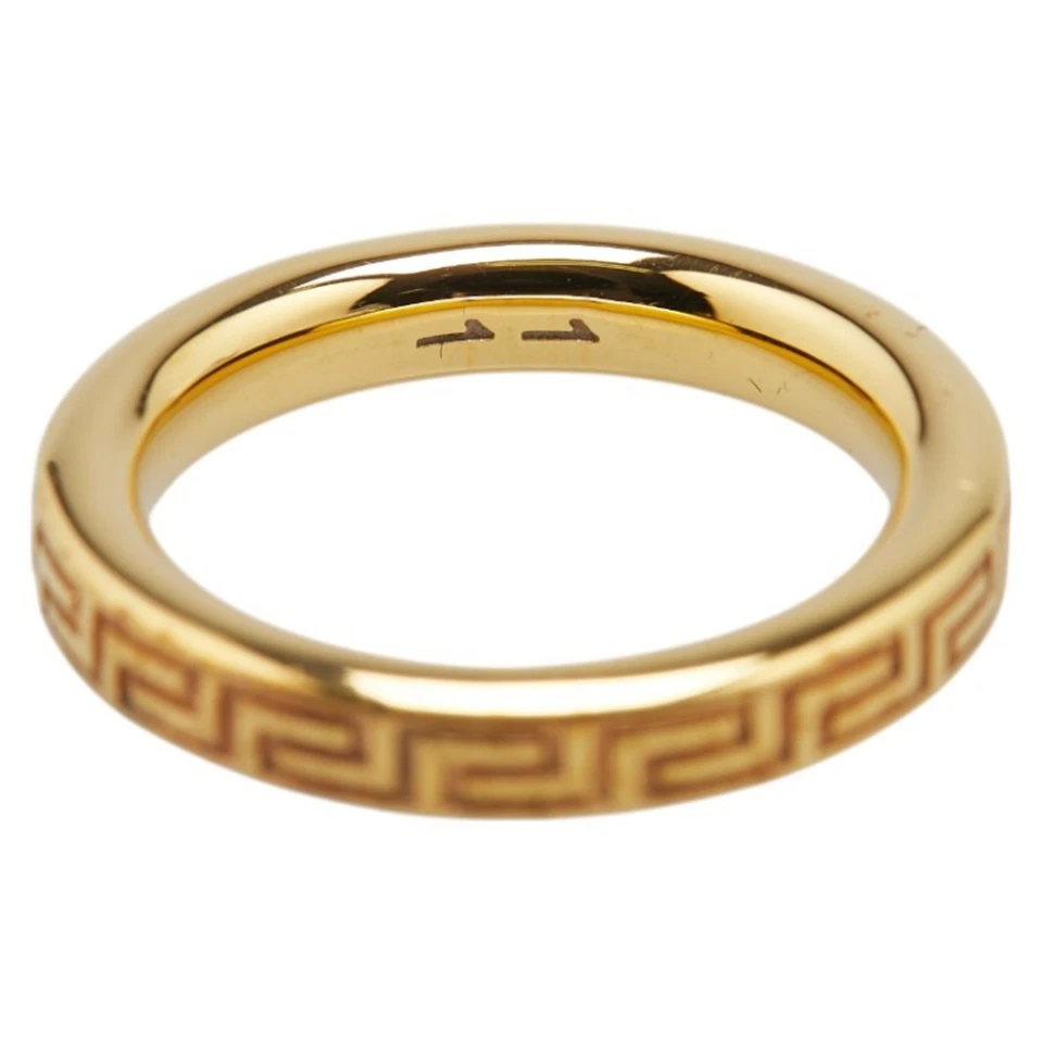 Llavero griego grabado Versace DG56785 DJMT enchapado en oro para mujer VERSACE Foto 3 de 4
