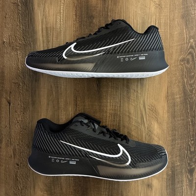 Nike Court Zoom Vapor 11 HC Tennis Shoes Men Size 11 Black White DR6966-002