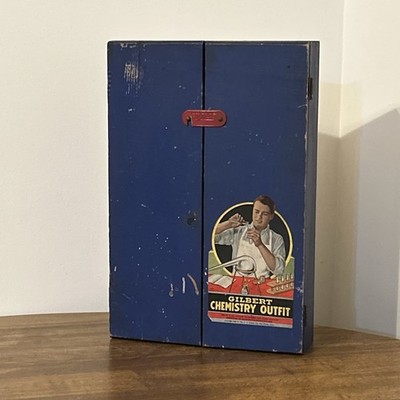 1936 Gilbert Chemistry Outfit Set Vintage Toy Science Lab Collectors Rare HTF