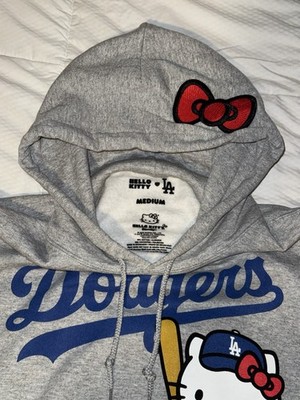 Hello Kitty x LA Dodgers MLB Gray Hoodie Medium 4/13/26 Giveaway
