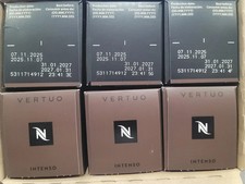 Nespresso Vertuo, Intenso 6 sleeves 10 each Dark Roast Coffee 60 Pods 06/30/2027